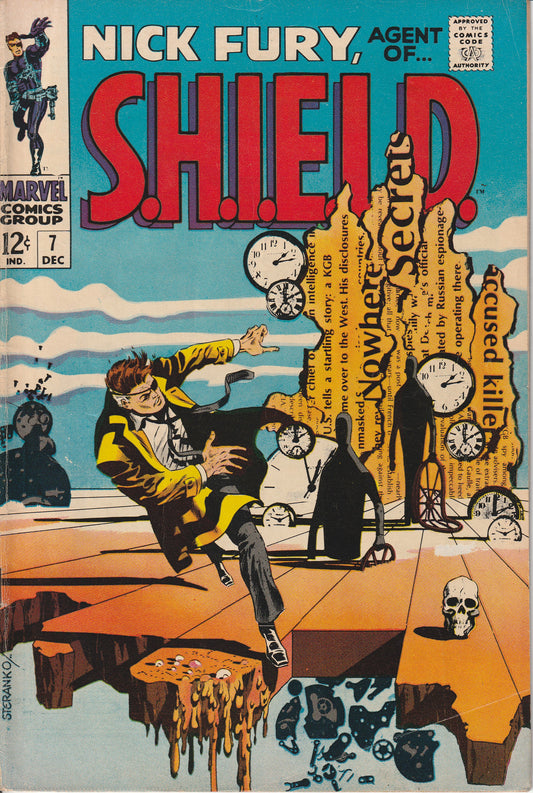 NICK FURY, AGENT OF S.H.I.E.L.D. #7 - MARVEL COMICS - DEC 1968 (5.5-6.0)
