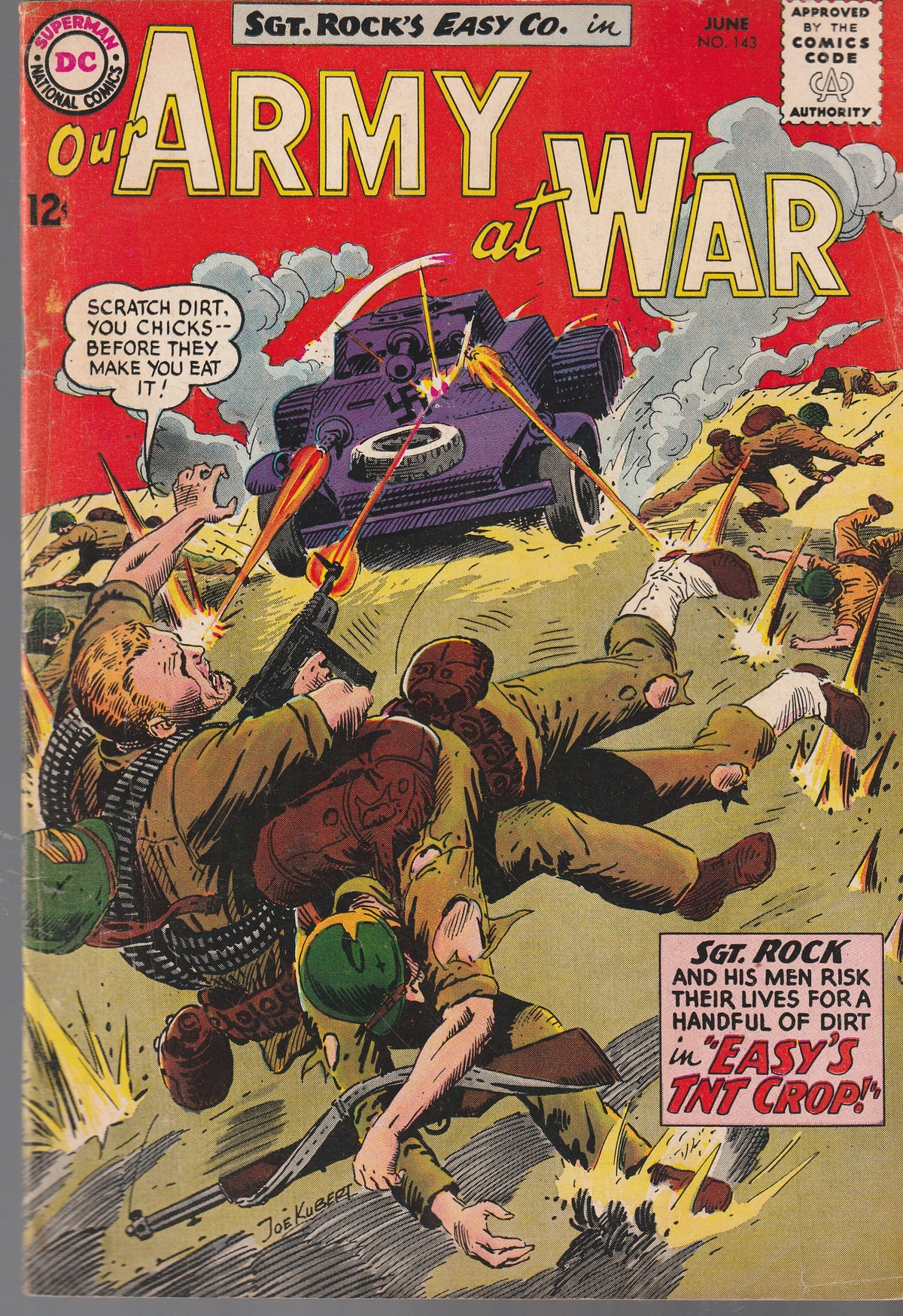 OUR ARMY AT WAR #143 || DC COMICS || JUN 1964 || (6.0-6.5)