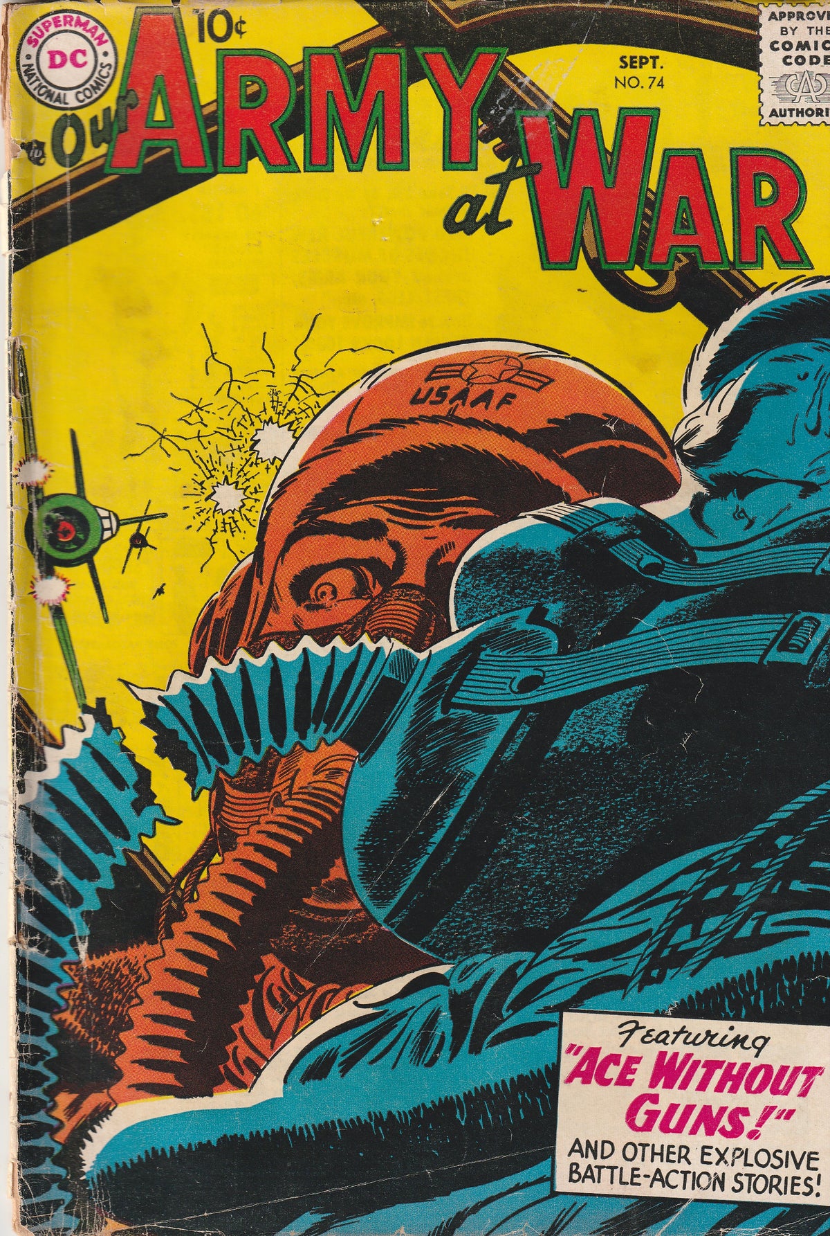 OUR ARMY AT WAR #74 || DC COMICS || SEP 1958 || (3.0-3.5)