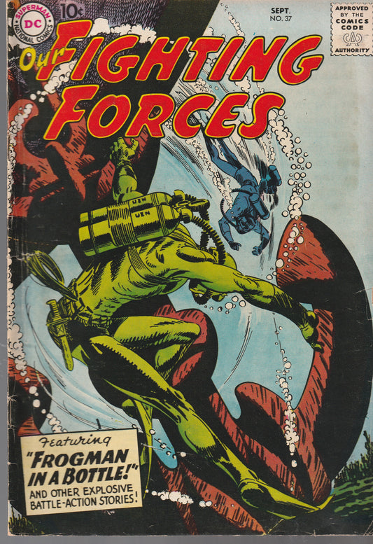 OUR FIGHTING FORCES #37 || DC COMICS || SEP 1958 || (5.0-5.5)