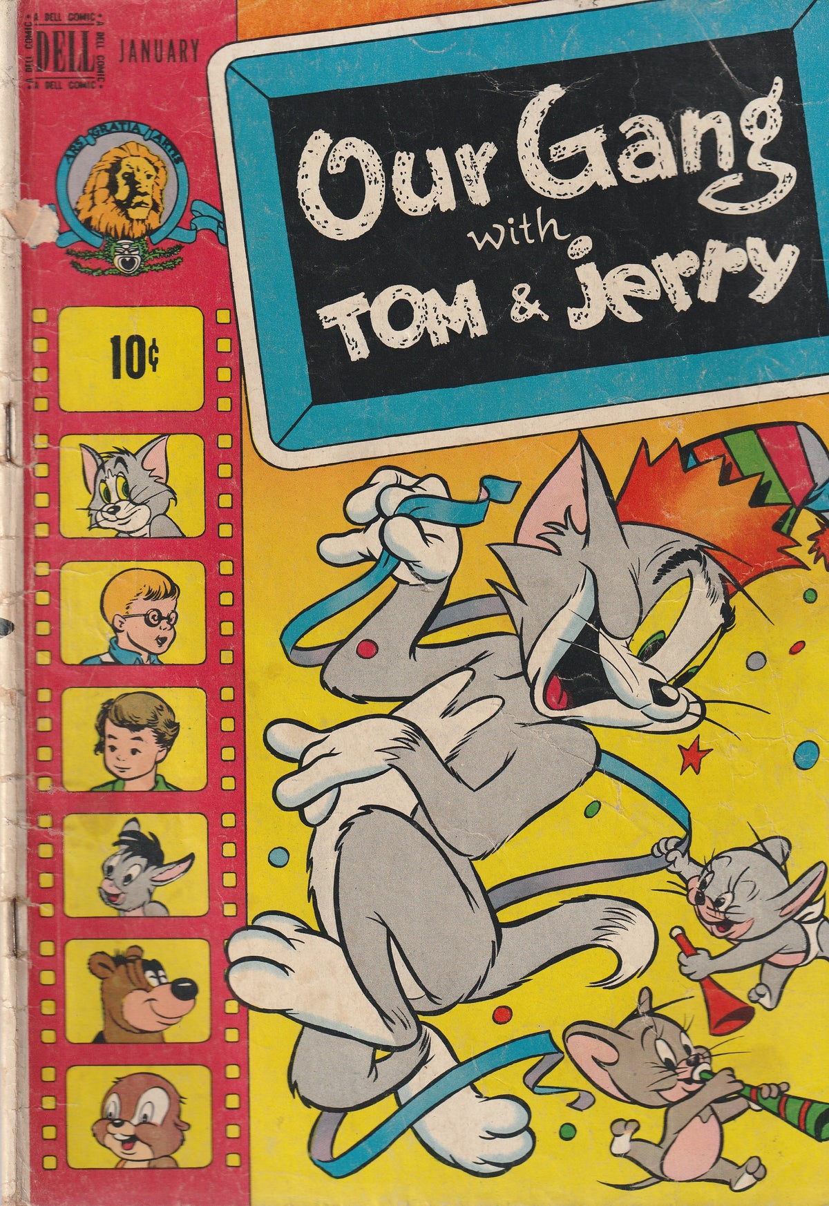 OUR GANG WITH TOM AND JERRY #54 || DELL || JAN 1954 || (3.0-3.5)