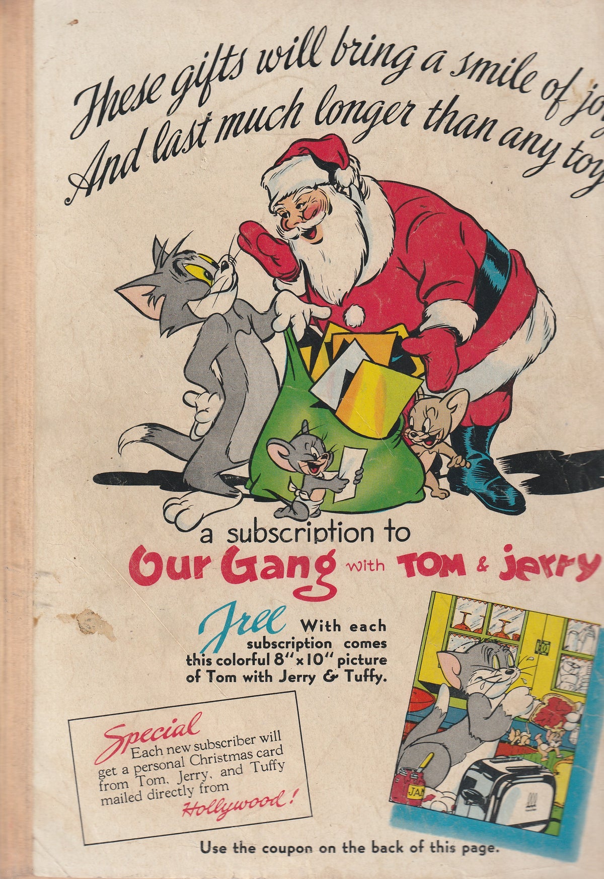 OUR GANG WITH TOM AND JERRY #54 || DELL || JAN 1954 || (3.0-3.5)
