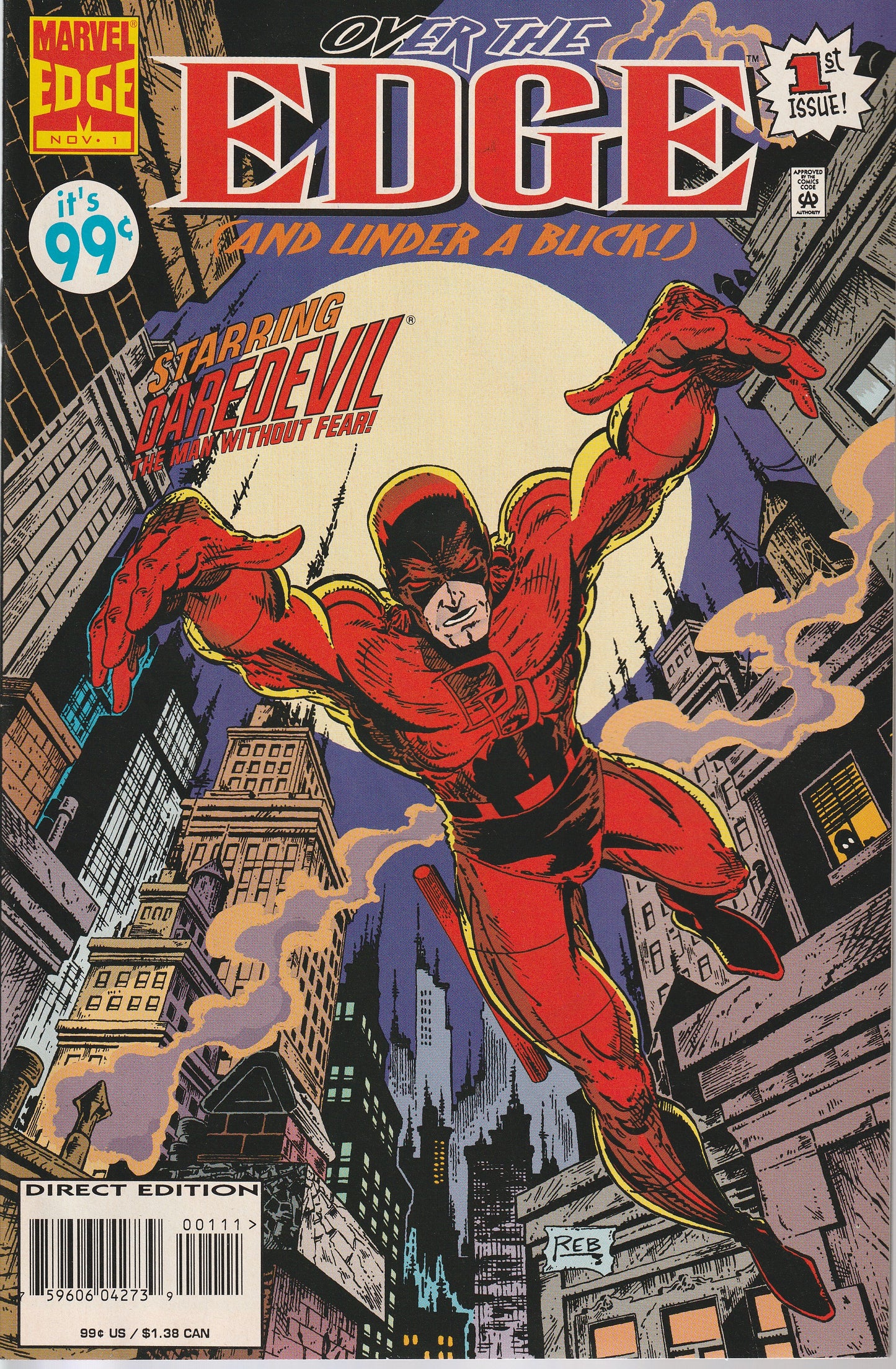 OVER THE EDGE 1-10 * COMPLETE SET