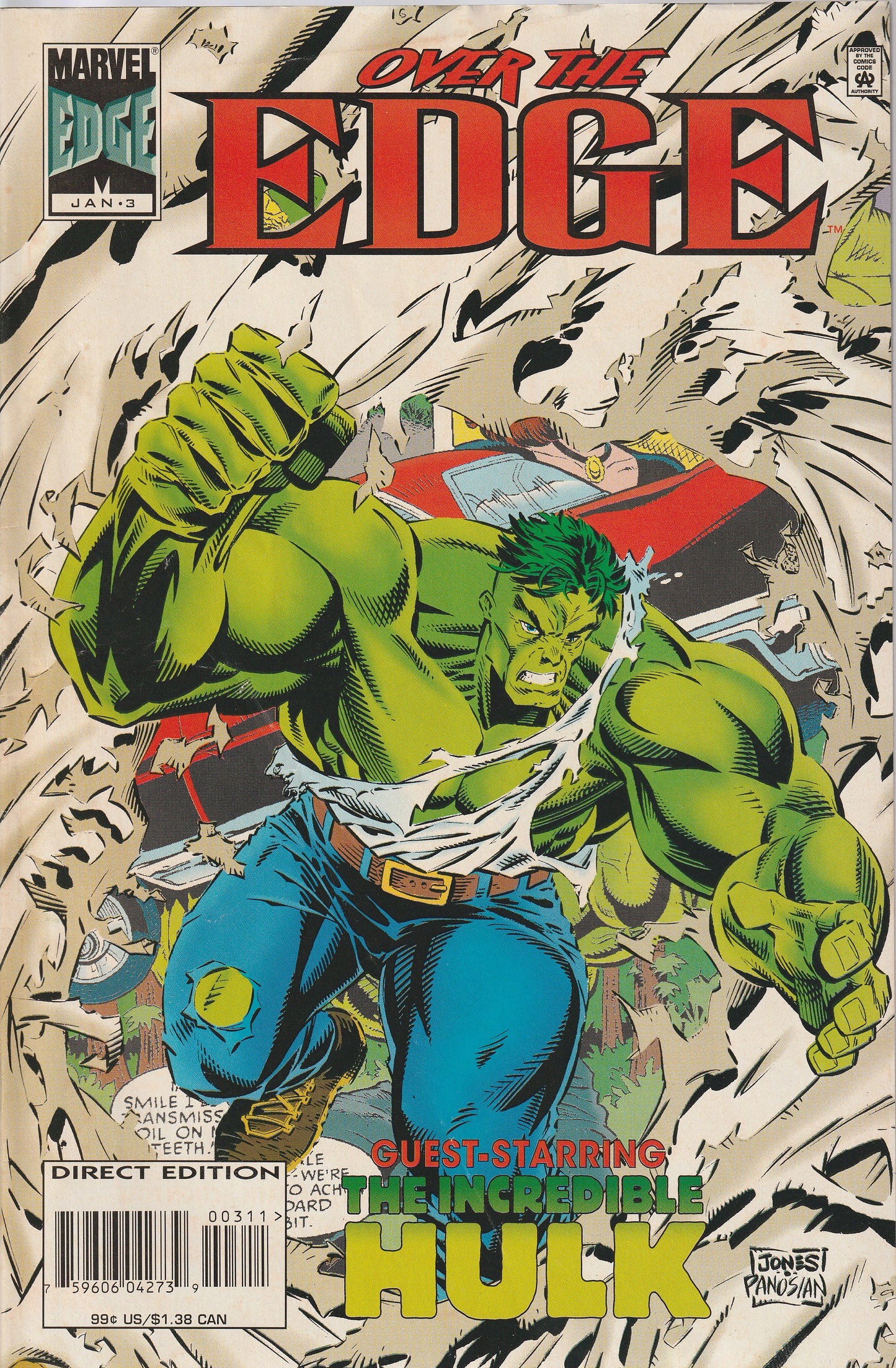 OVER THE EDGE 1-10 * COMPLETE SET