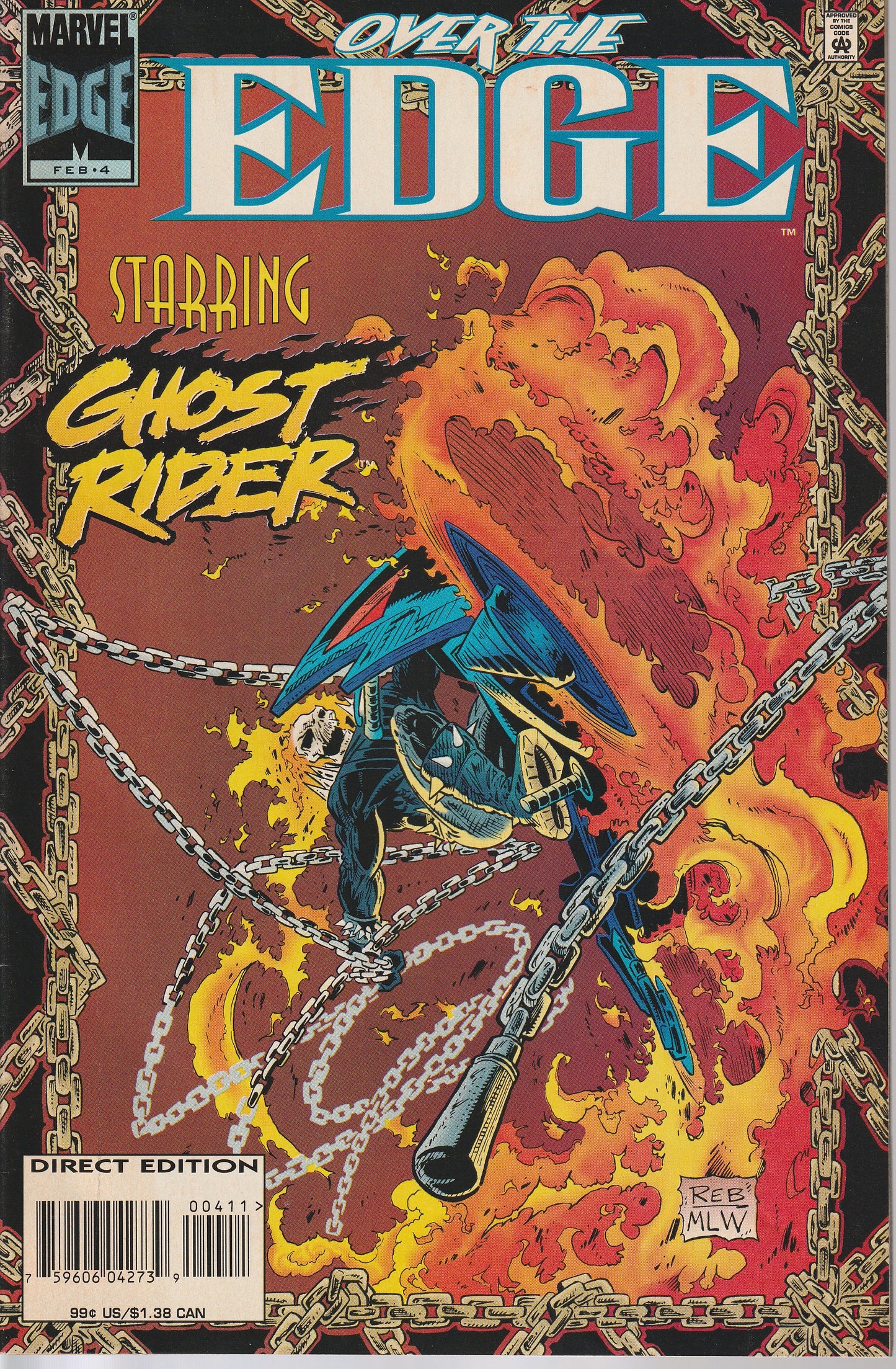 OVER THE EDGE 1-10 * COMPLETE SET