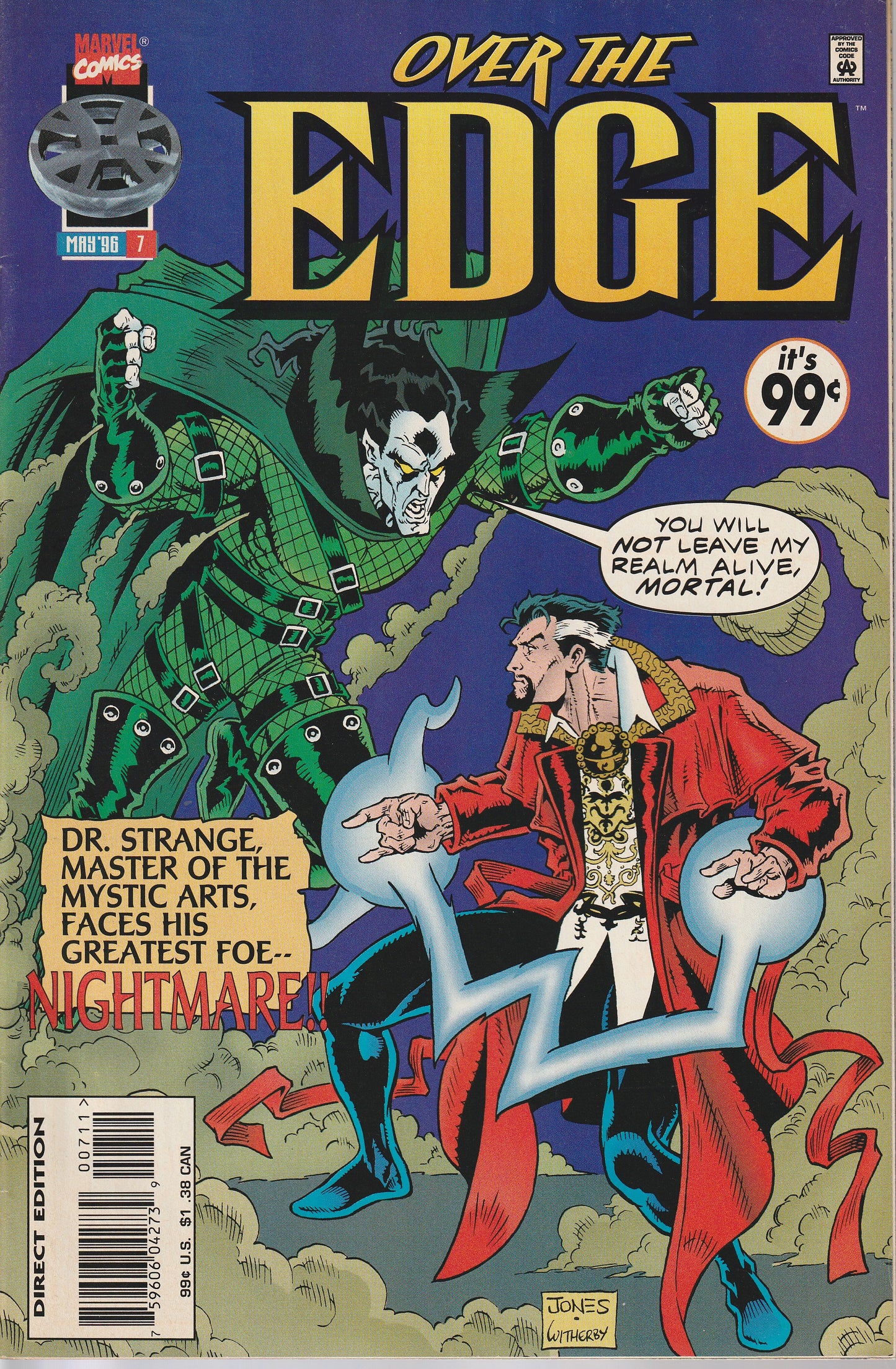 OVER THE EDGE 1-10 * COMPLETE SET