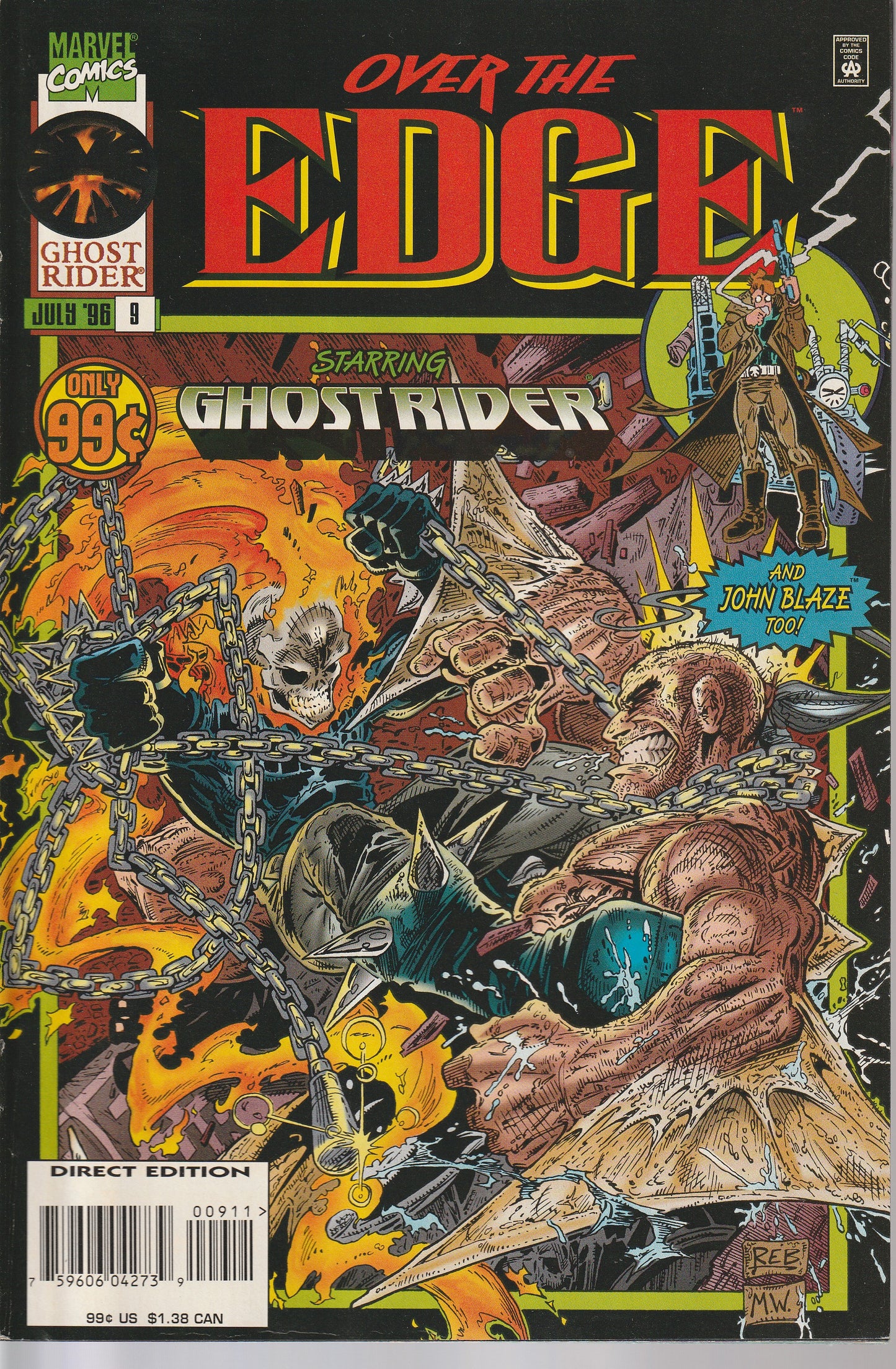 OVER THE EDGE 1-10 * COMPLETE SET