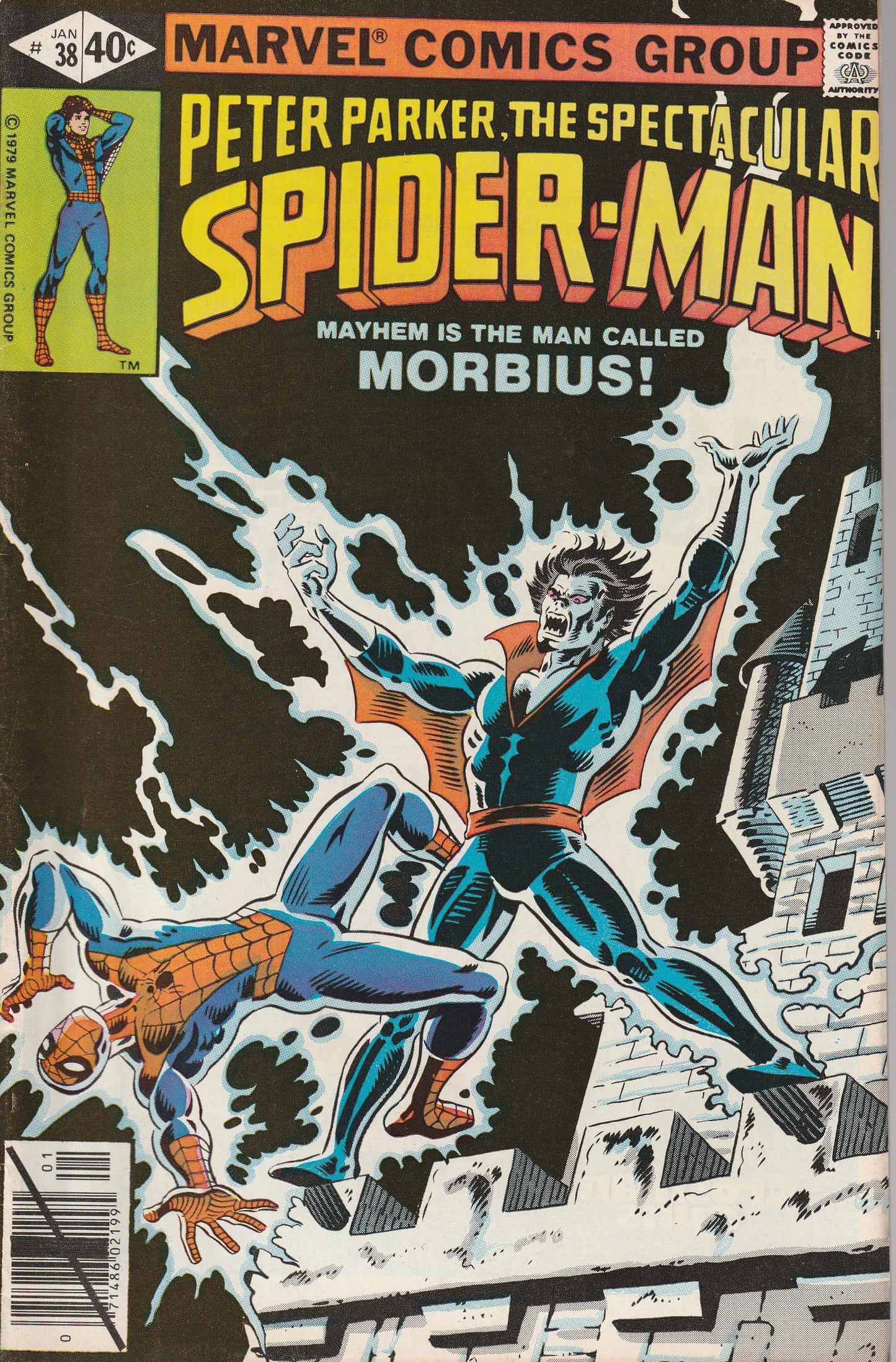 PETER PARKER, THE SPECTACULAR SPIDER-MAN #38 - MARVEL - JAN 1980 (7.0)