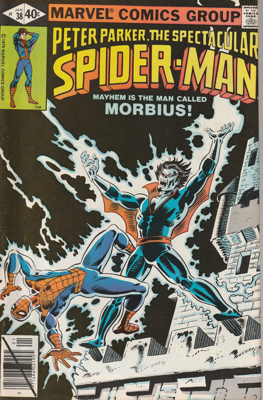 PETER PARKER, THE SPECTACULAR SPIDER-MAN #38 - MARVEL - JAN 1980 (7.0)