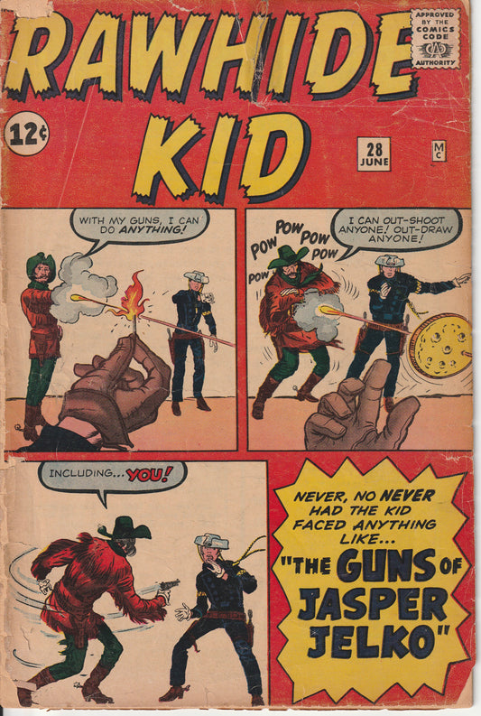RAWHIDE KID #28 - MARVEL COMICS - JUN 1962 (1.0)