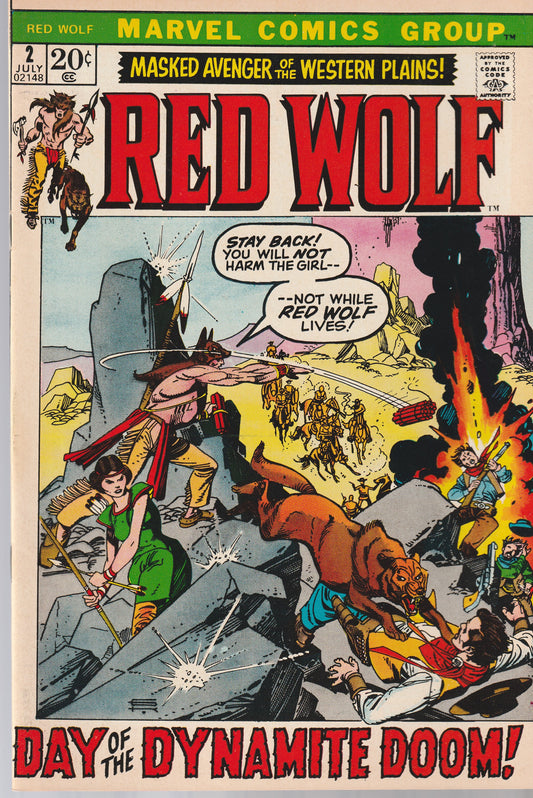 RED WOLF #2 || MARVEL COMICS || JUL 1972 || (9.0)