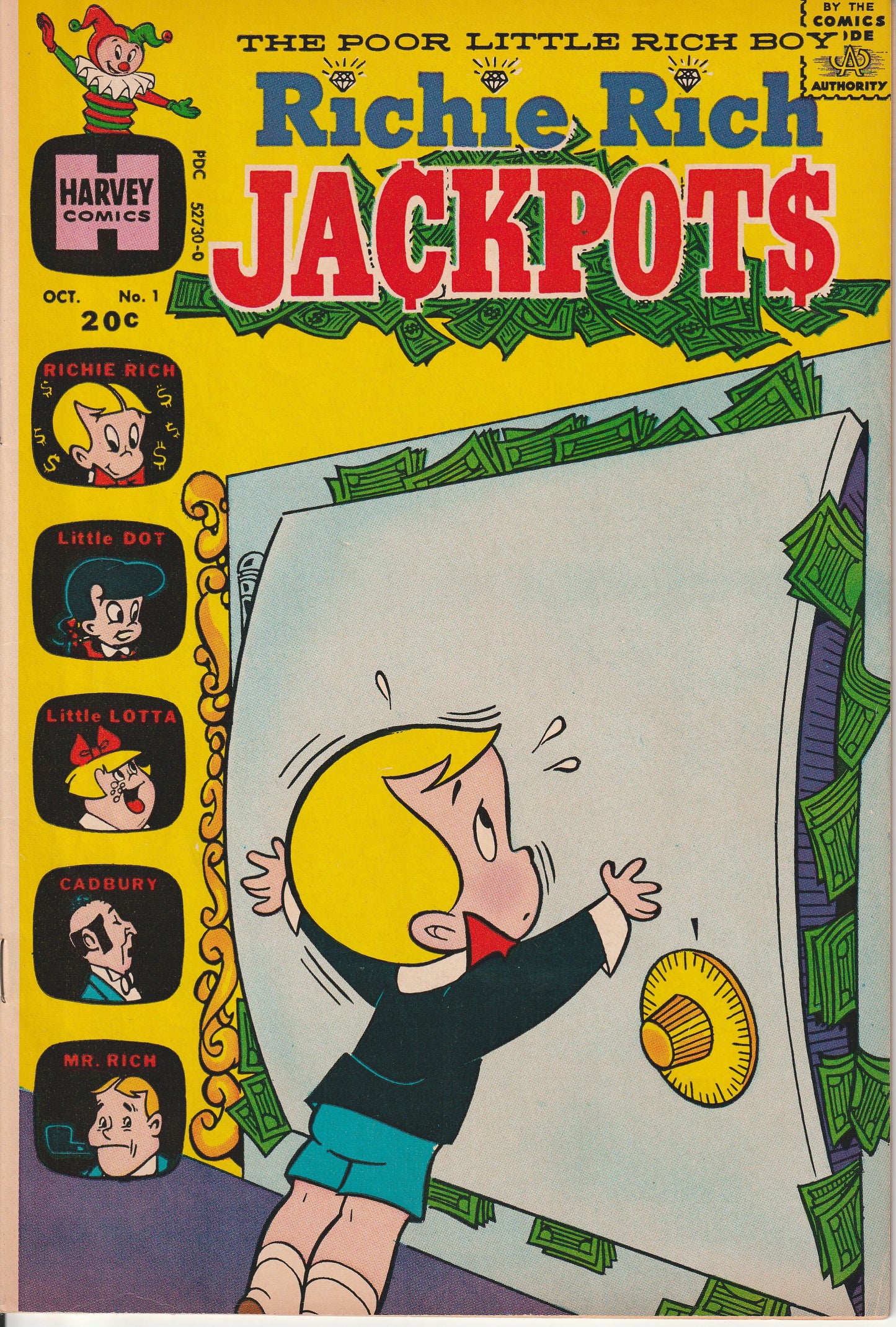 RICHIE RICH JACKPOTS #1 - HARVEY COMICS - JUL 13 1972