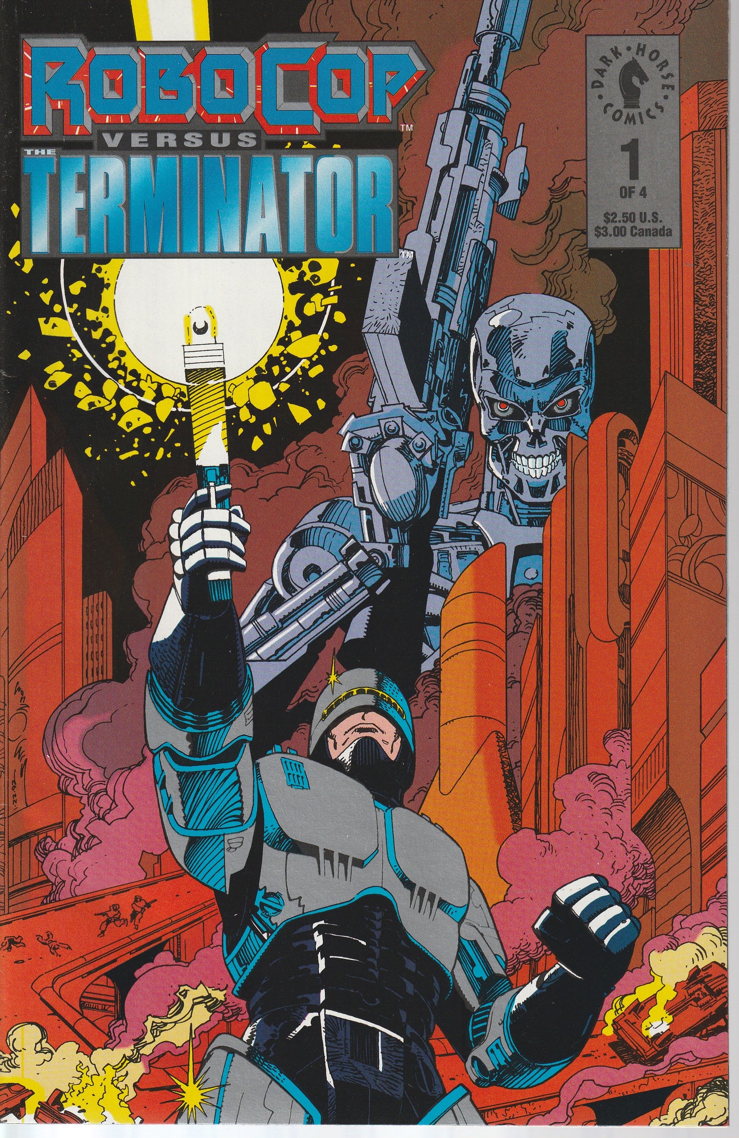 ROBOCOP VS TERMINATOR 1-4 * COMPLETE SET