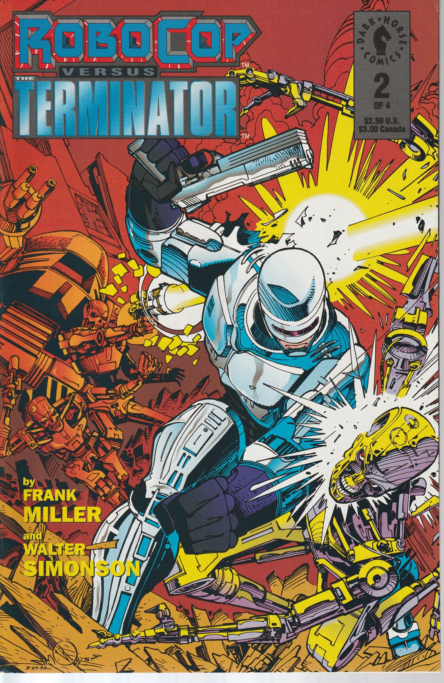 ROBOCOP VS TERMINATOR 1-4 * COMPLETE SET