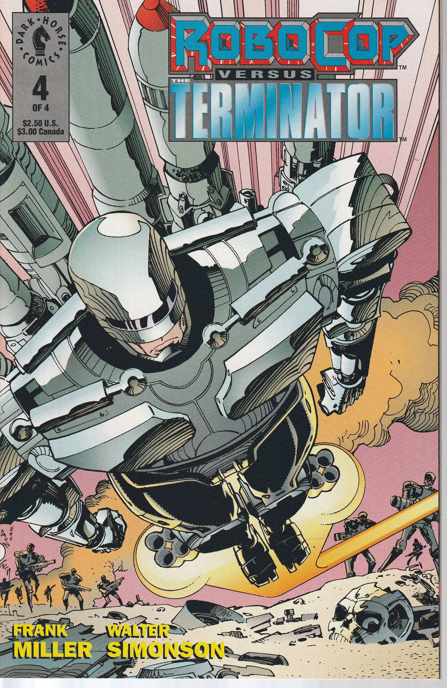 ROBOCOP VS TERMINATOR 1-4 * COMPLETE SET