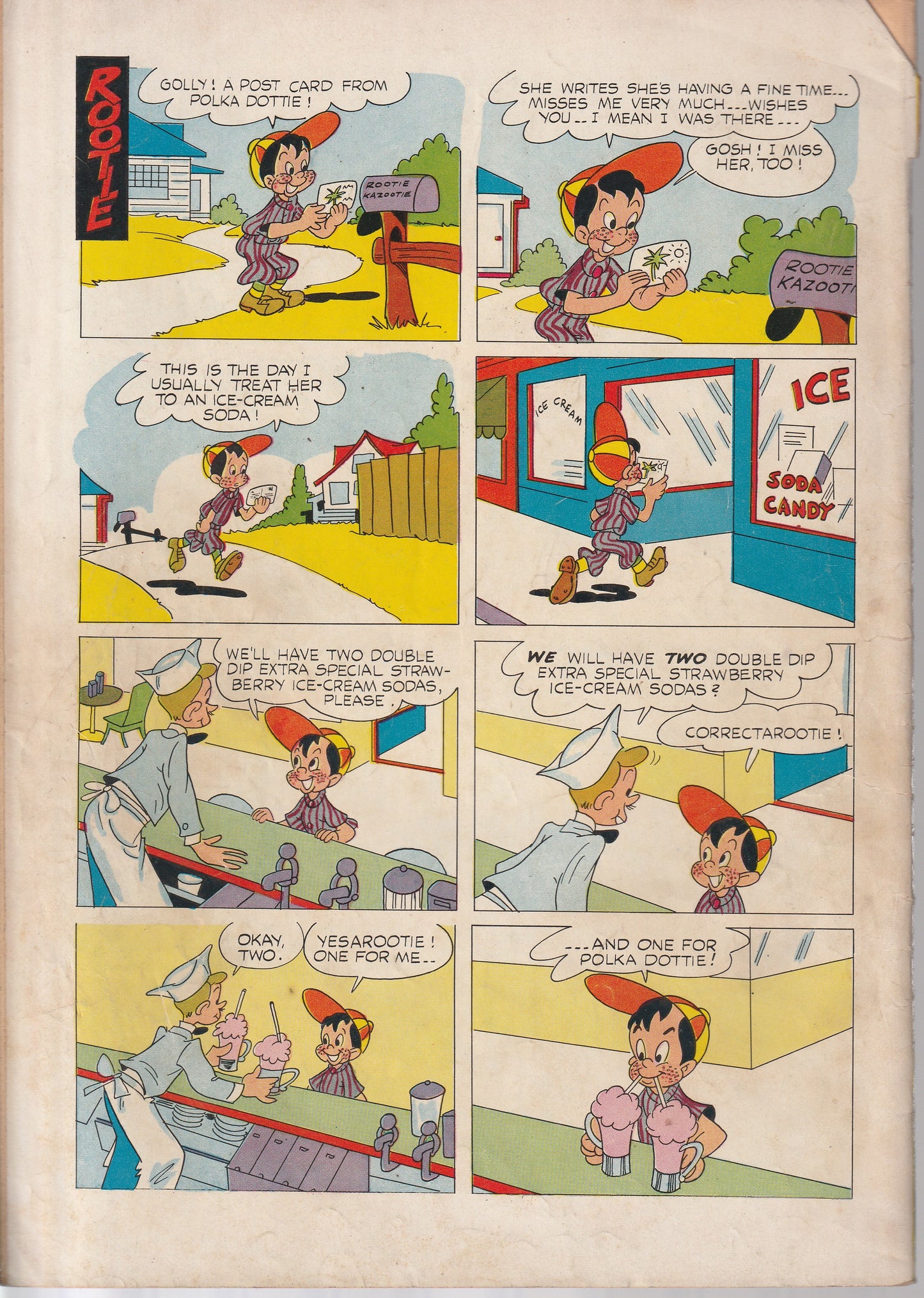 DELL FOUR COLOR #415 starring ROOTIE KAZOOTIE - DELL (1952)