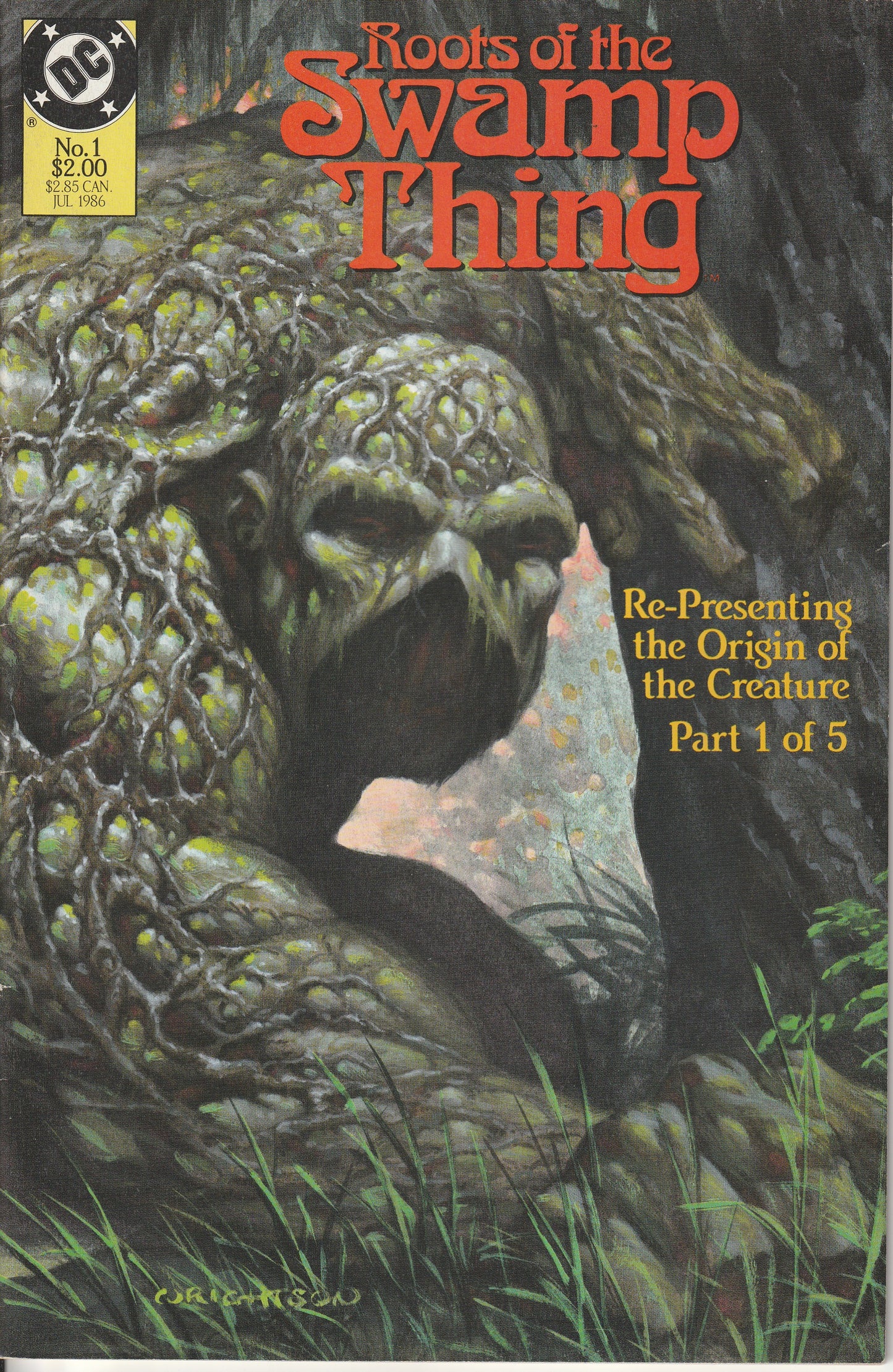 ROOTS OF THE SWAMP THING 1-5 * DC COMICS - JUL 1986