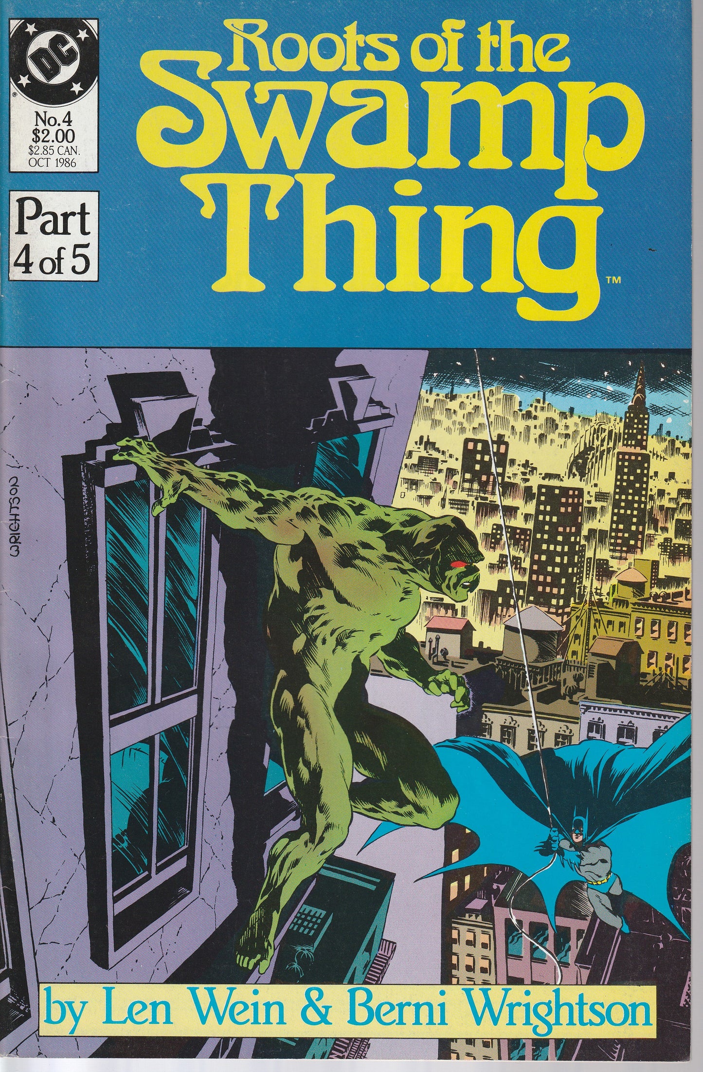 ROOTS OF THE SWAMP THING 1-5 * DC COMICS - JUL 1986