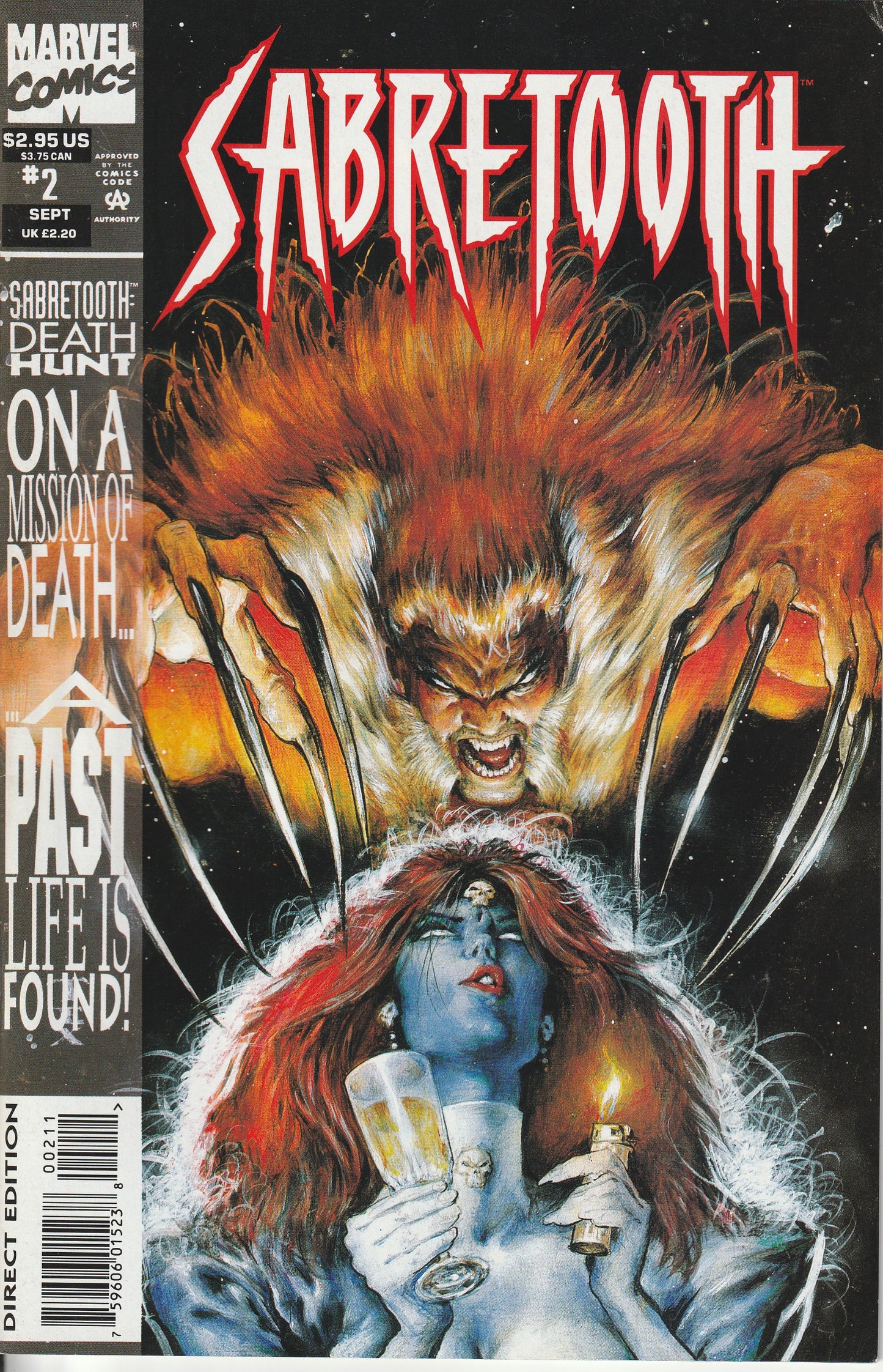 SABRETOOTH : DEATH HUNT 1-4 + BONUS - MARVEL COMICS - 1993