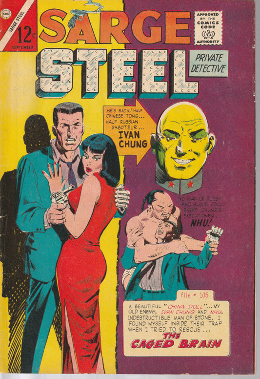 SARGE STEEL #5 - CHARLTON COMICS - SEP 10 1965