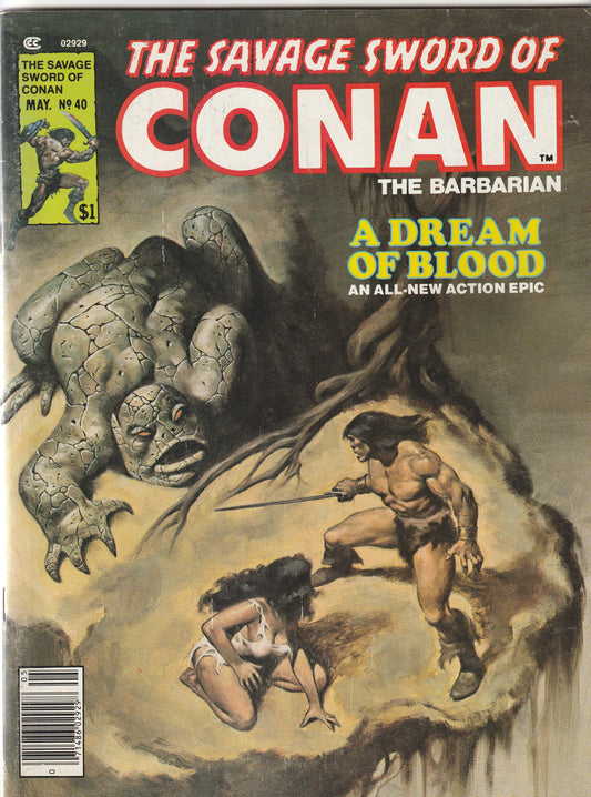 SAVAGE SWORD OF CONAN #40 - MARVEL COMICS - MAY 1979 (7.0-7.5)