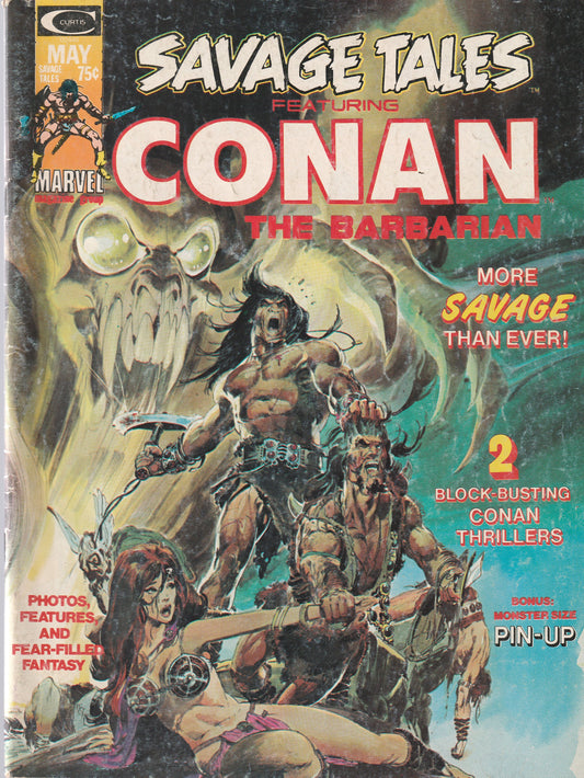 SAVAGE TALES #4 || MARVEL/CURTIS || MAY 1974 || (4.5-5.0)