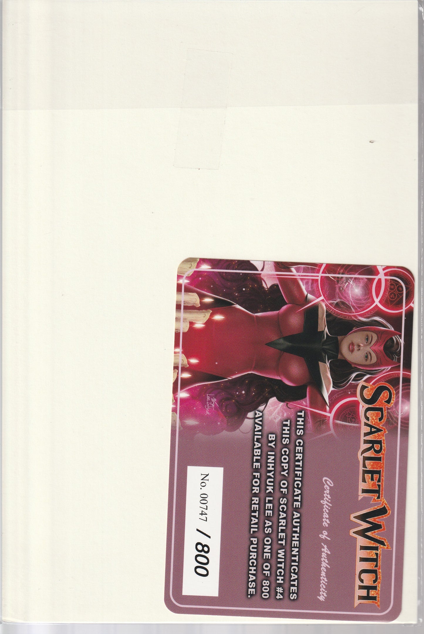 SCARLET WITCH #4 - MARVEL - APR 5 2023 (MINT)
