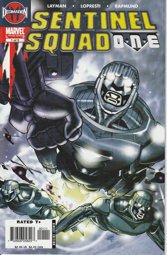 SENTINEL SQUAD ONE 1-5 * COMPLETE SET - MARVEL COMICS - MAR 2006