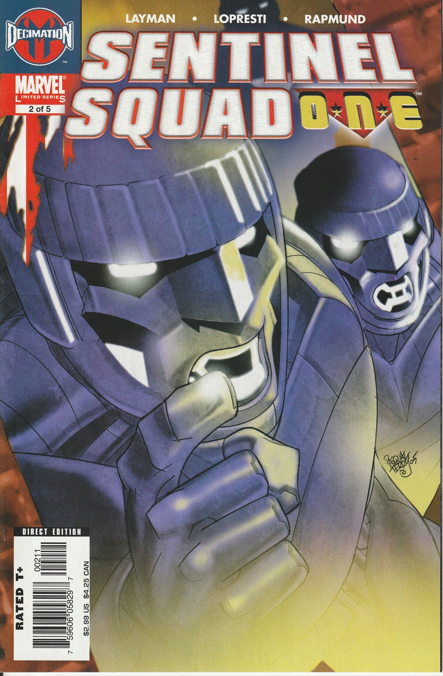 SENTINEL SQUAD ONE 1-5 * COMPLETE SET - MARVEL COMICS - MAR 2006