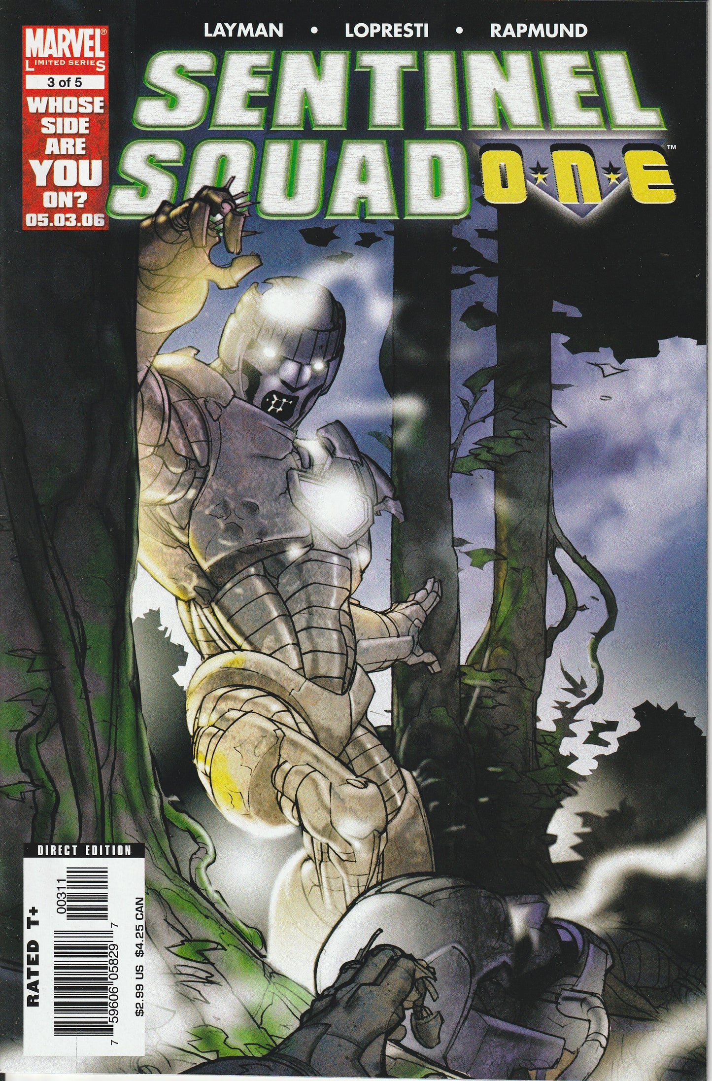 SENTINEL SQUAD ONE 1-5 * COMPLETE SET - MARVEL COMICS - MAR 2006