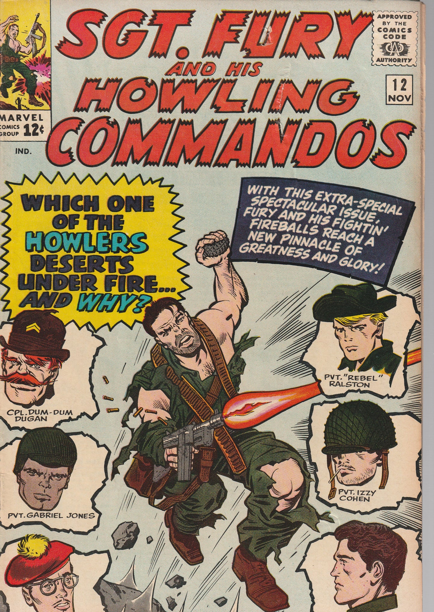 SGT FURY and HIS HOWLING COMMANDOS #12