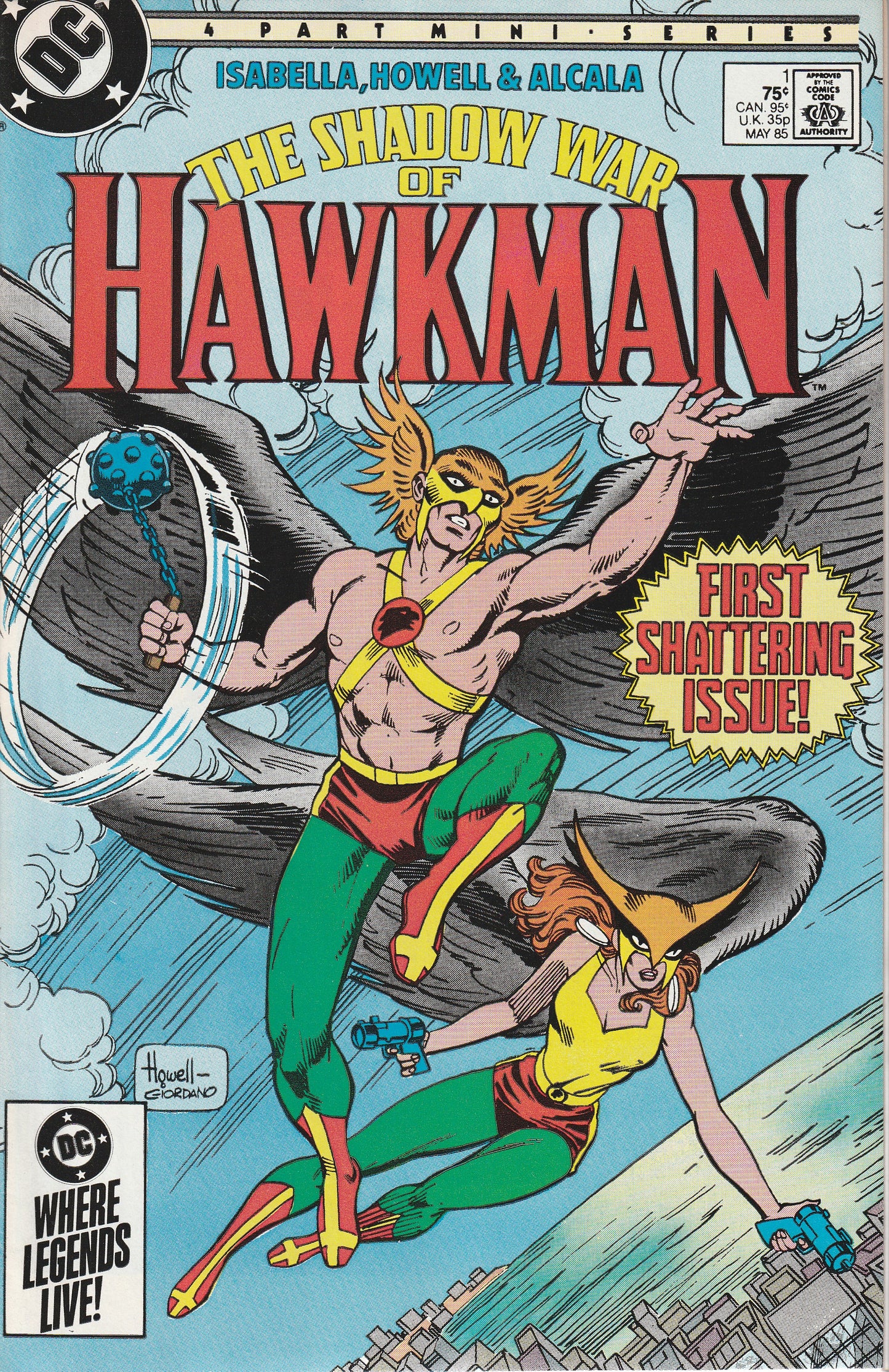 THE SHADOW WAR OF HAWKMAN 1-4 * COMPLETE SET