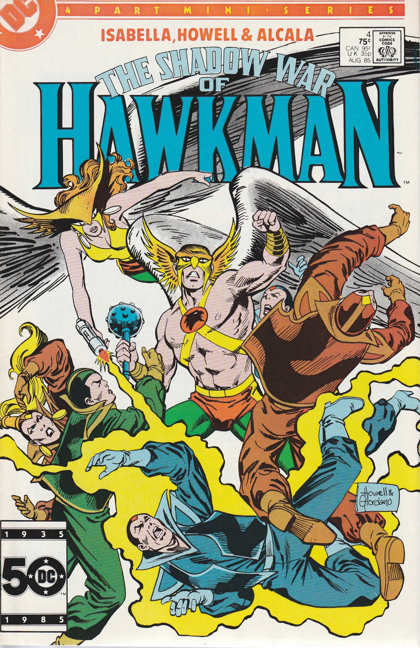 THE SHADOW WAR OF HAWKMAN 1-4 * COMPLETE SET