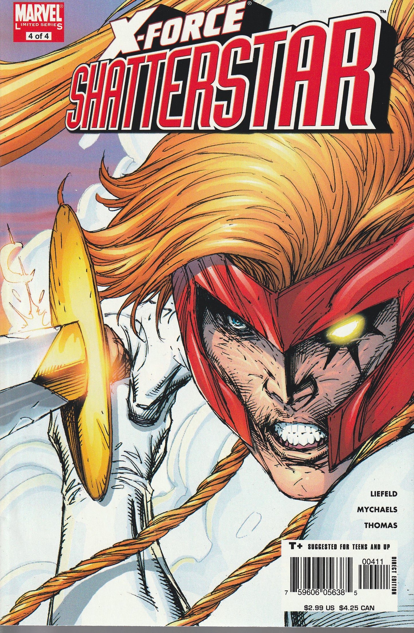 X-FORCE : SHATTERSTAR 1-4 * COMPLETE SET * MARVEL * APR 2005