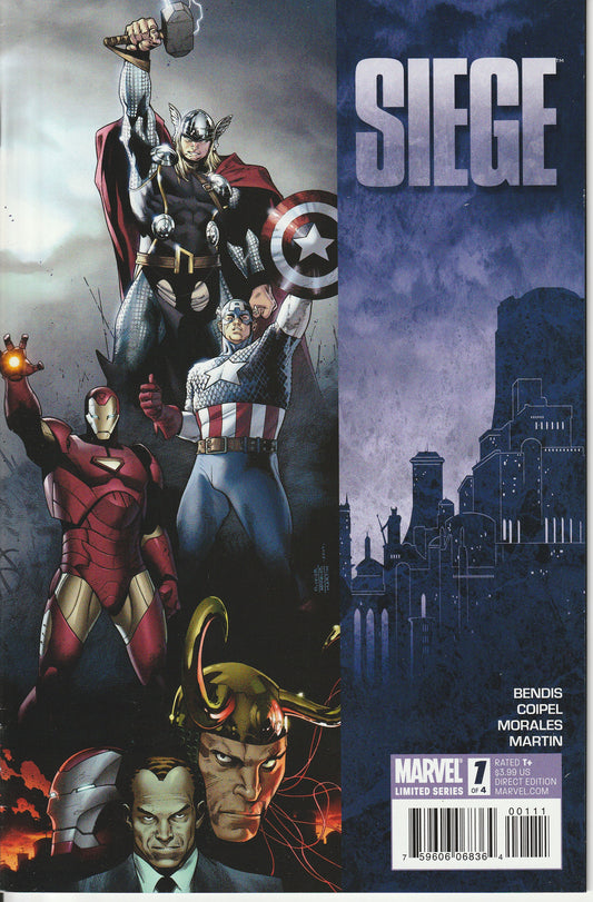 SIEGE 1-4 * MARVEL COMICS - 2010 - COMPLETE SET