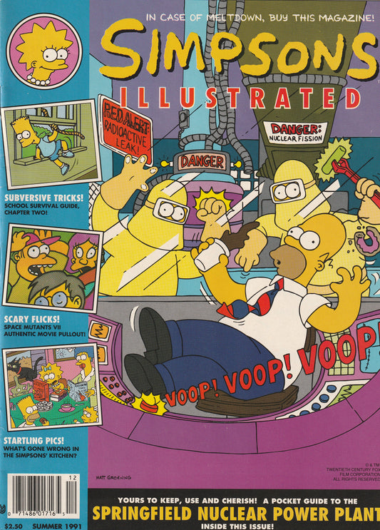 SIMPSONS ILLUSTRATED MAGAZINE #2 || WELSH PUBLISHING GROUP || JUN 1991