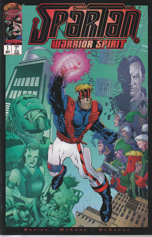 SPARTAN : WARRIOR SPIRIT 1-4 * IMAGE COMICS * JULY 1995