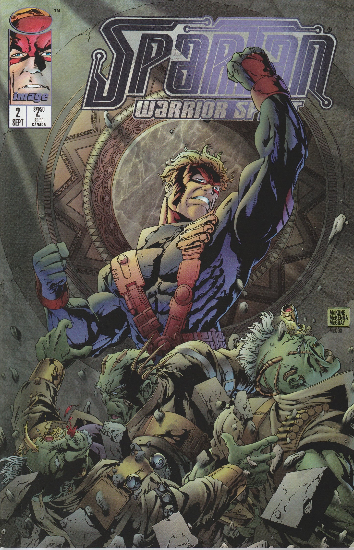 SPARTAN : WARRIOR SPIRIT 1-4 * IMAGE COMICS * JULY 1995