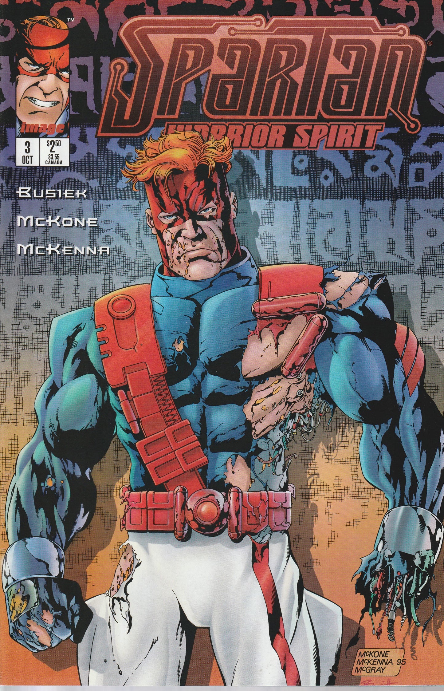 SPARTAN : WARRIOR SPIRIT 1-4 * IMAGE COMICS * JULY 1995