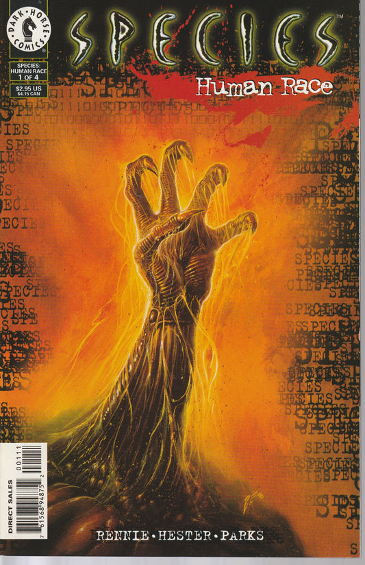 SPECIES : HUMAN RACE 1-4 * DARK HORSE * NOV 1996