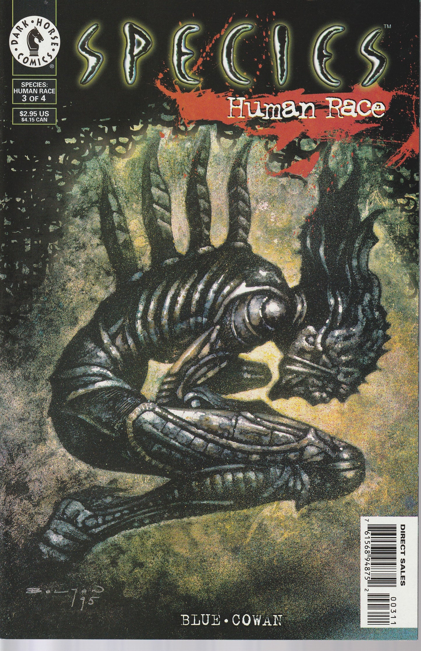SPECIES : HUMAN RACE 1-4 * DARK HORSE * NOV 1996