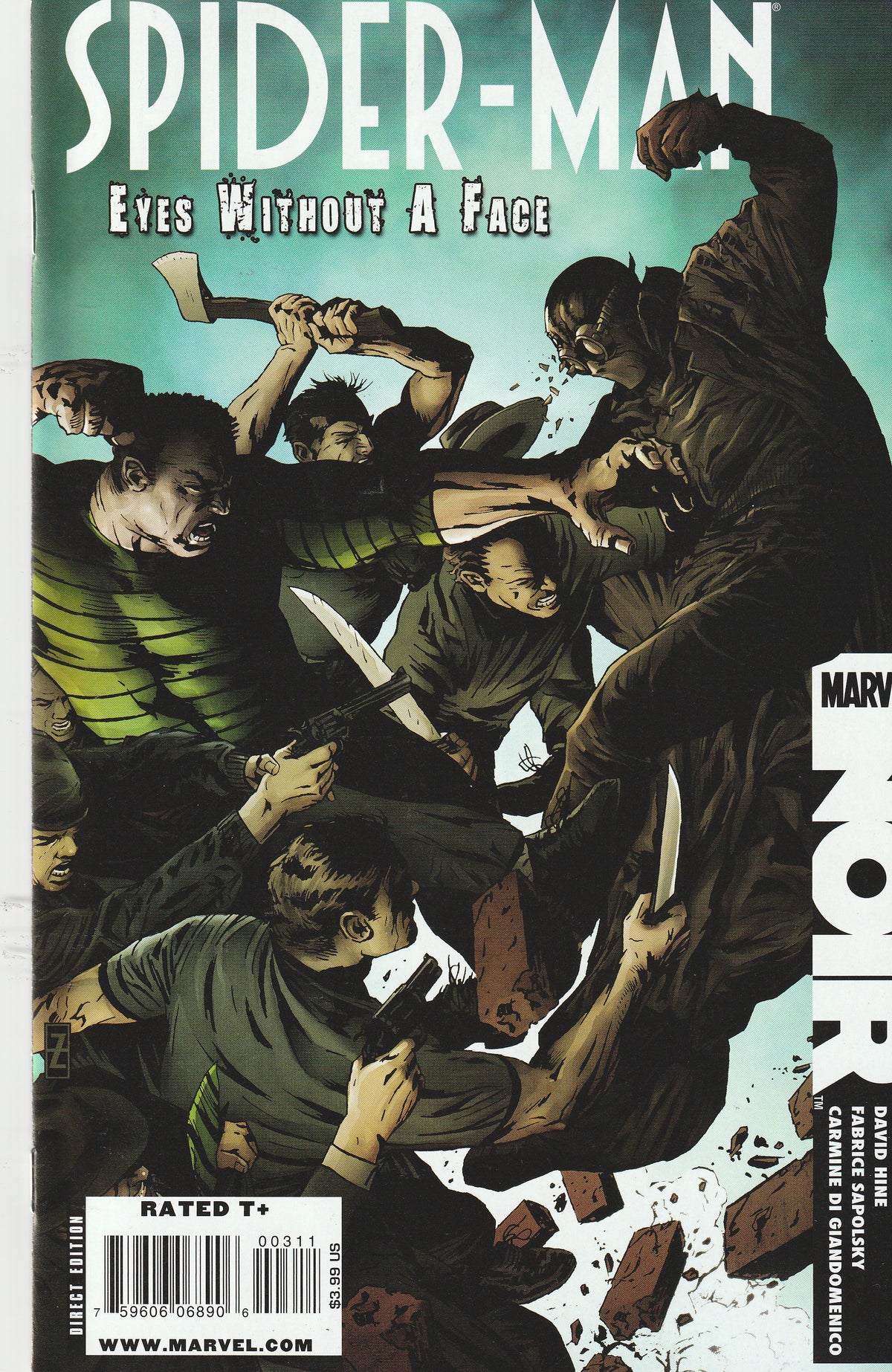 SPIDER-MAN NOIR : EYES WITHOUT A FACE #3 || MARVEL COMICS || FEB 3 2010