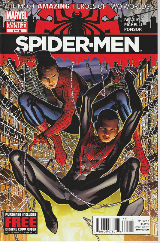 SPIDER-MEN #1 - MARVEL COMICS - JUN 13 2012