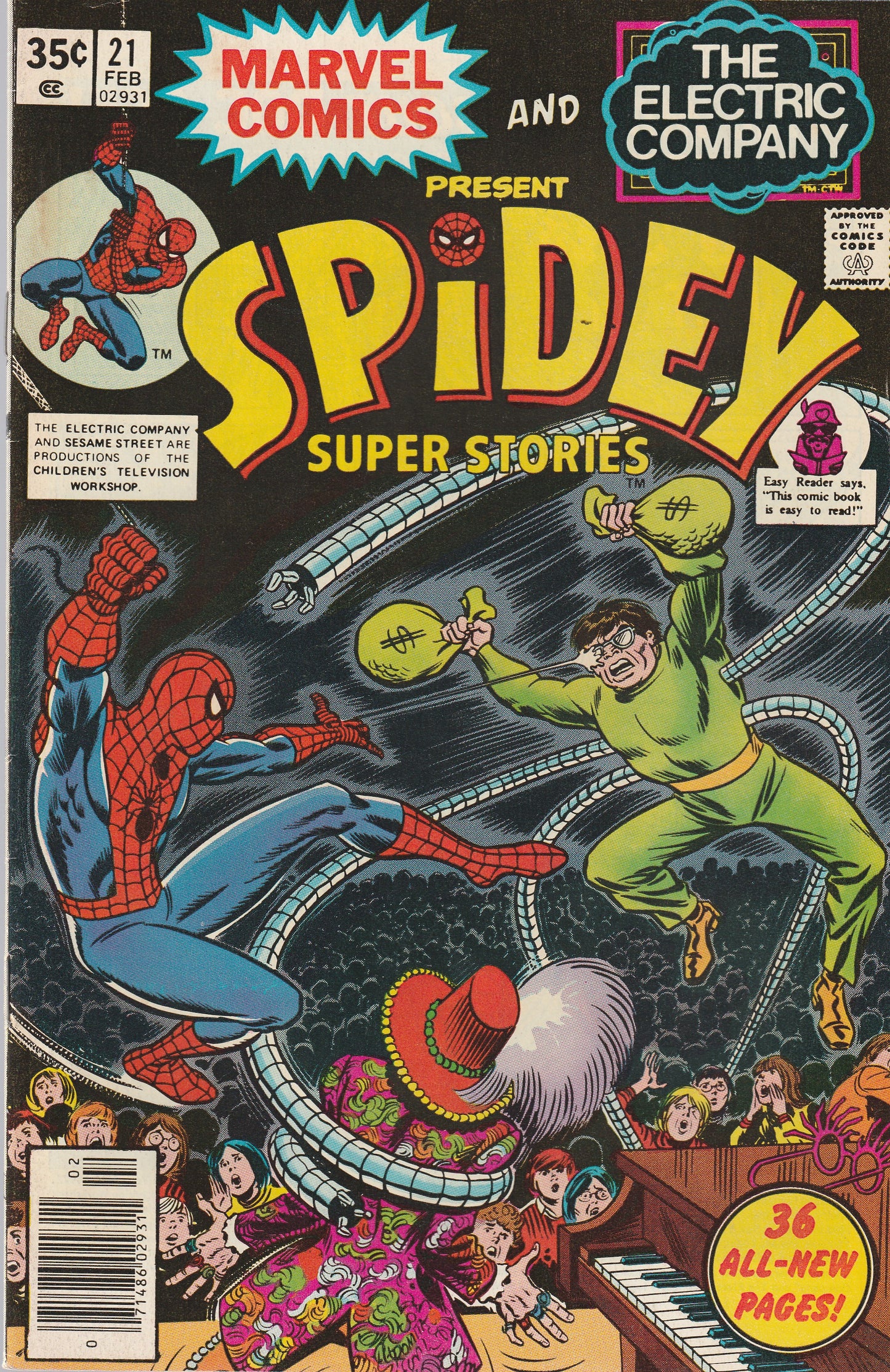 SPIDEY SUPER STORIES #21 || MARVEL COMICS || FEB 1977 || (7.0-7.5)