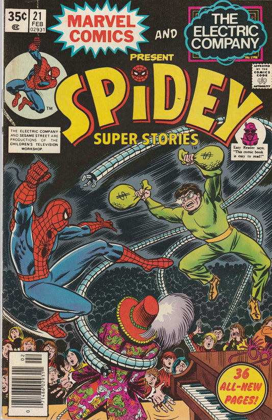 SPIDEY SUPER STORIES #21 || MARVEL COMICS || FEB 1977 || (7.0-7.5)