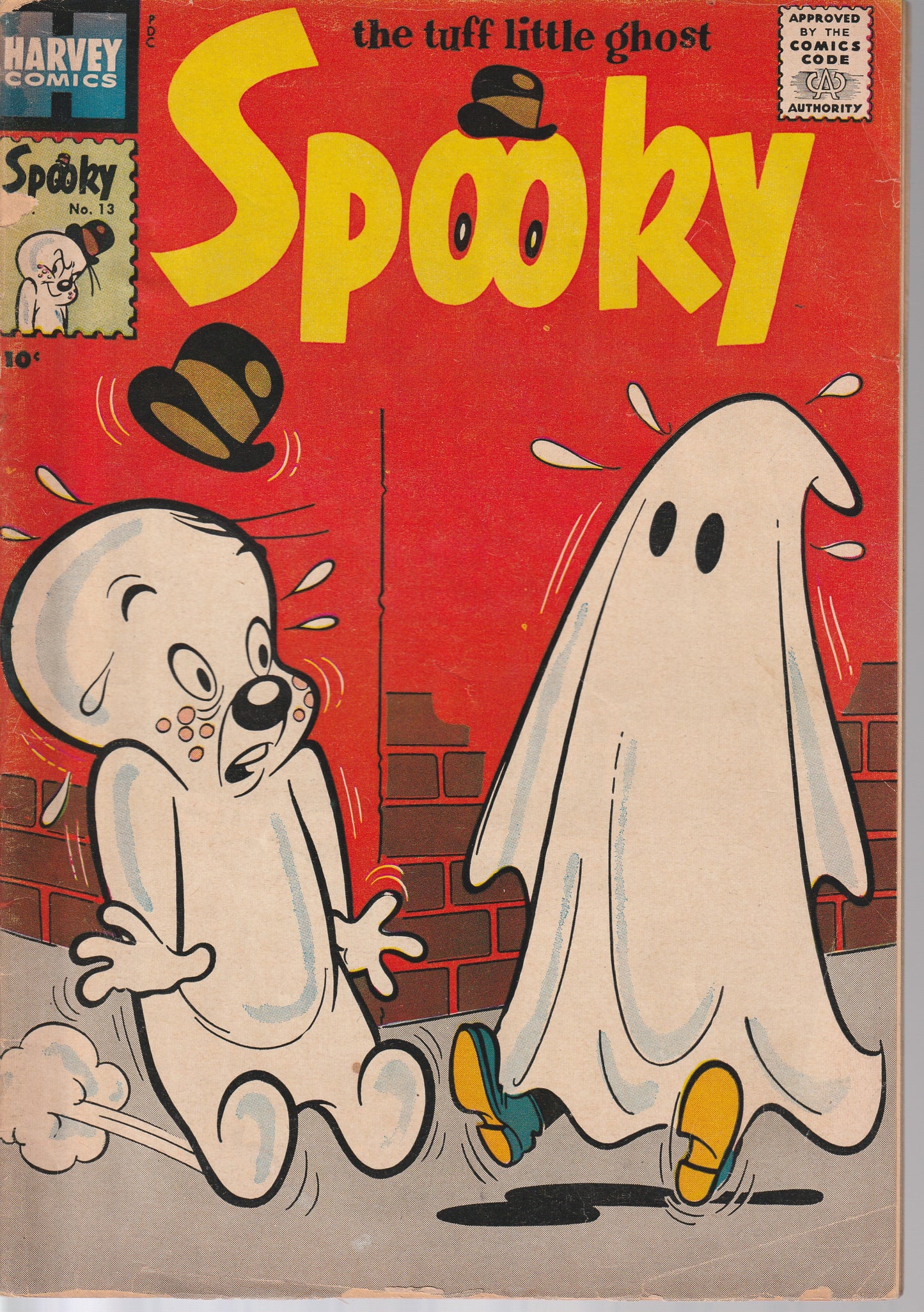 SPOOKY, THE TUFF LITTLE GHOST #13 - HARVEY COMICS - JAN 1955 (2.5-3.0)