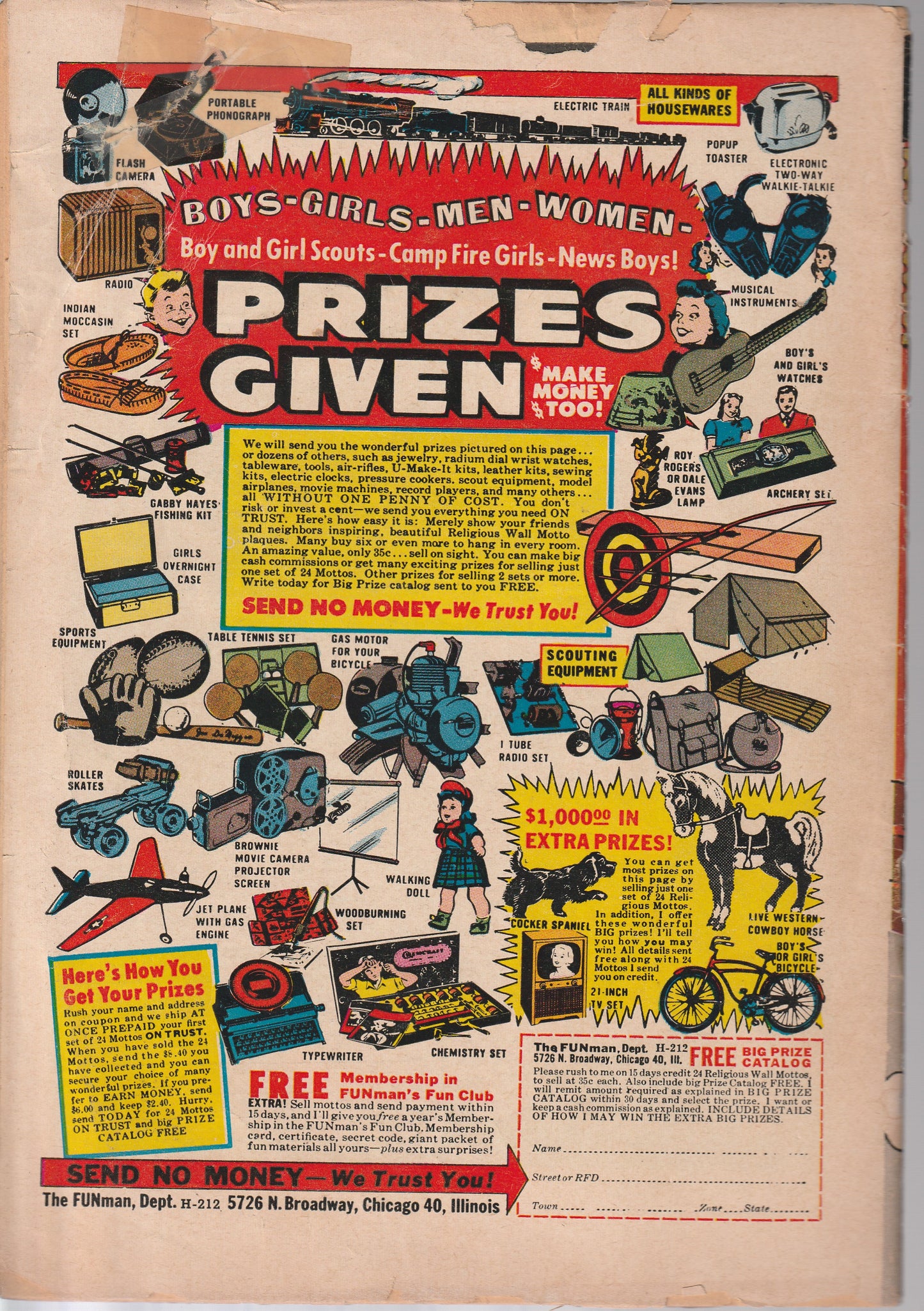 SPOOKY, THE TUFF LITTLE GHOST #13 - HARVEY COMICS - JAN 1955 (2.5-3.0)