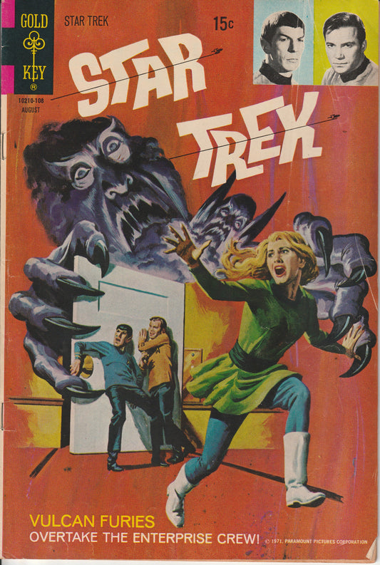 STAR TREK #11 - GOLD KEY - AUG 1971 (6.0-6.5)