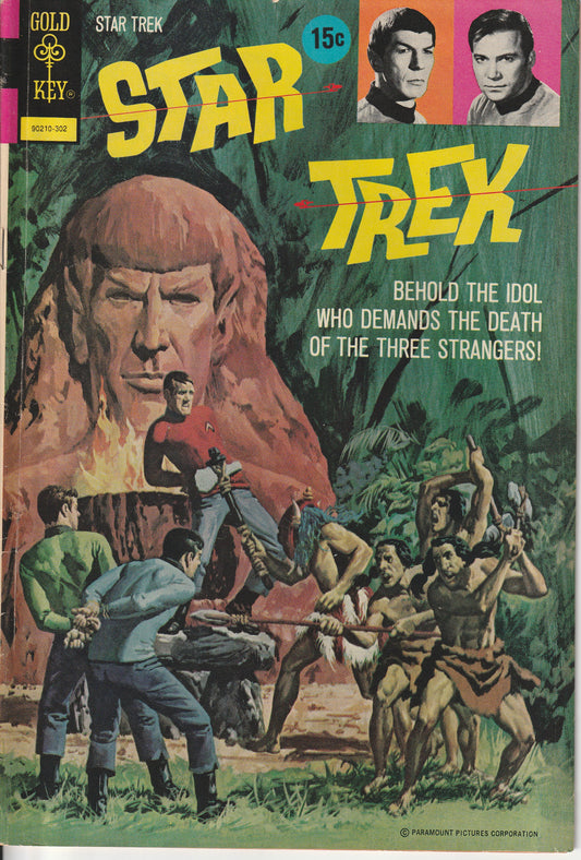 STAR TREK #17 - GOLD KEY - FEB 1973 (7.0)