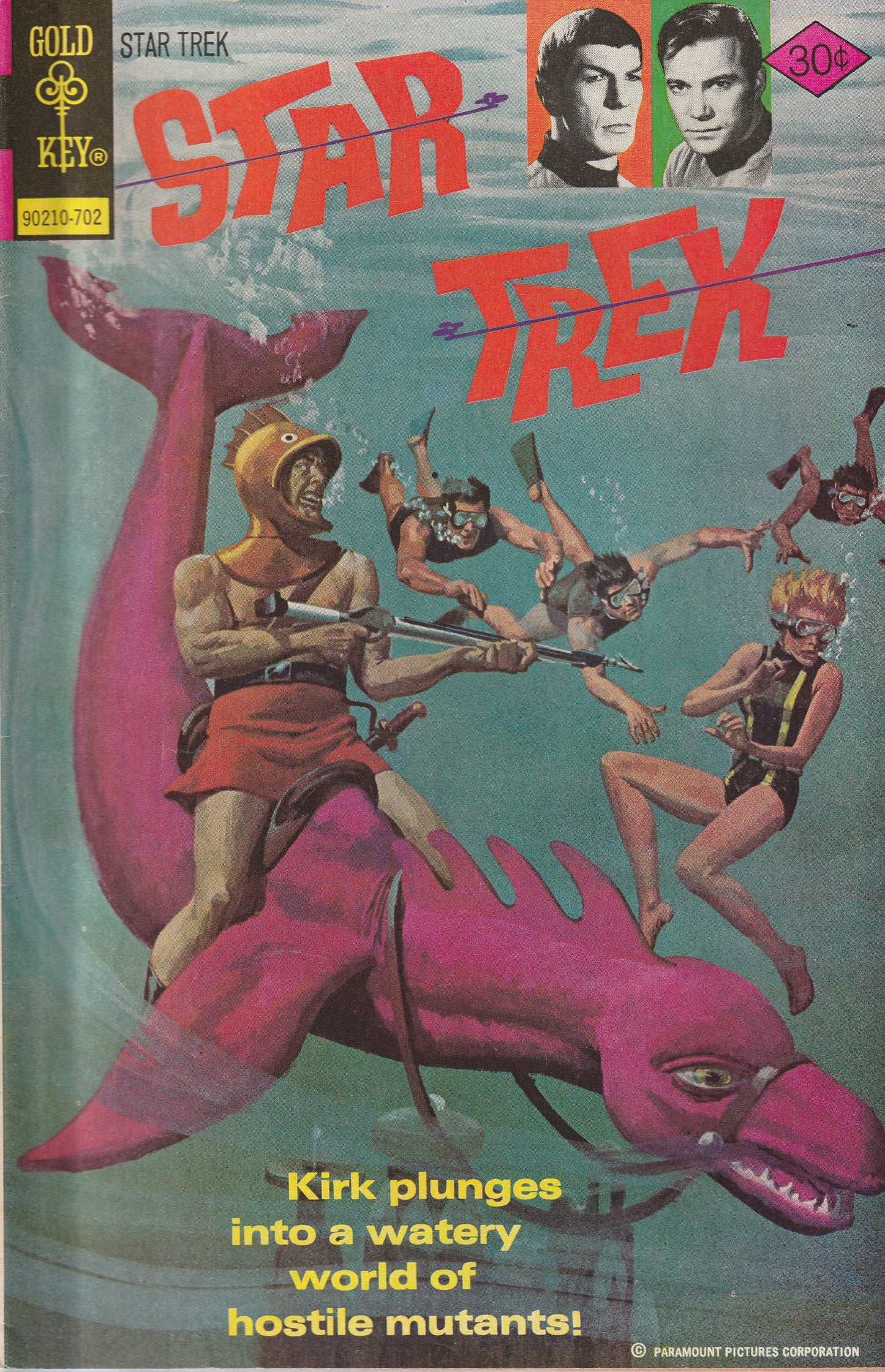 STAR TREK #43 - GOLD KEY - FEB 1977 (7.0-7.5)